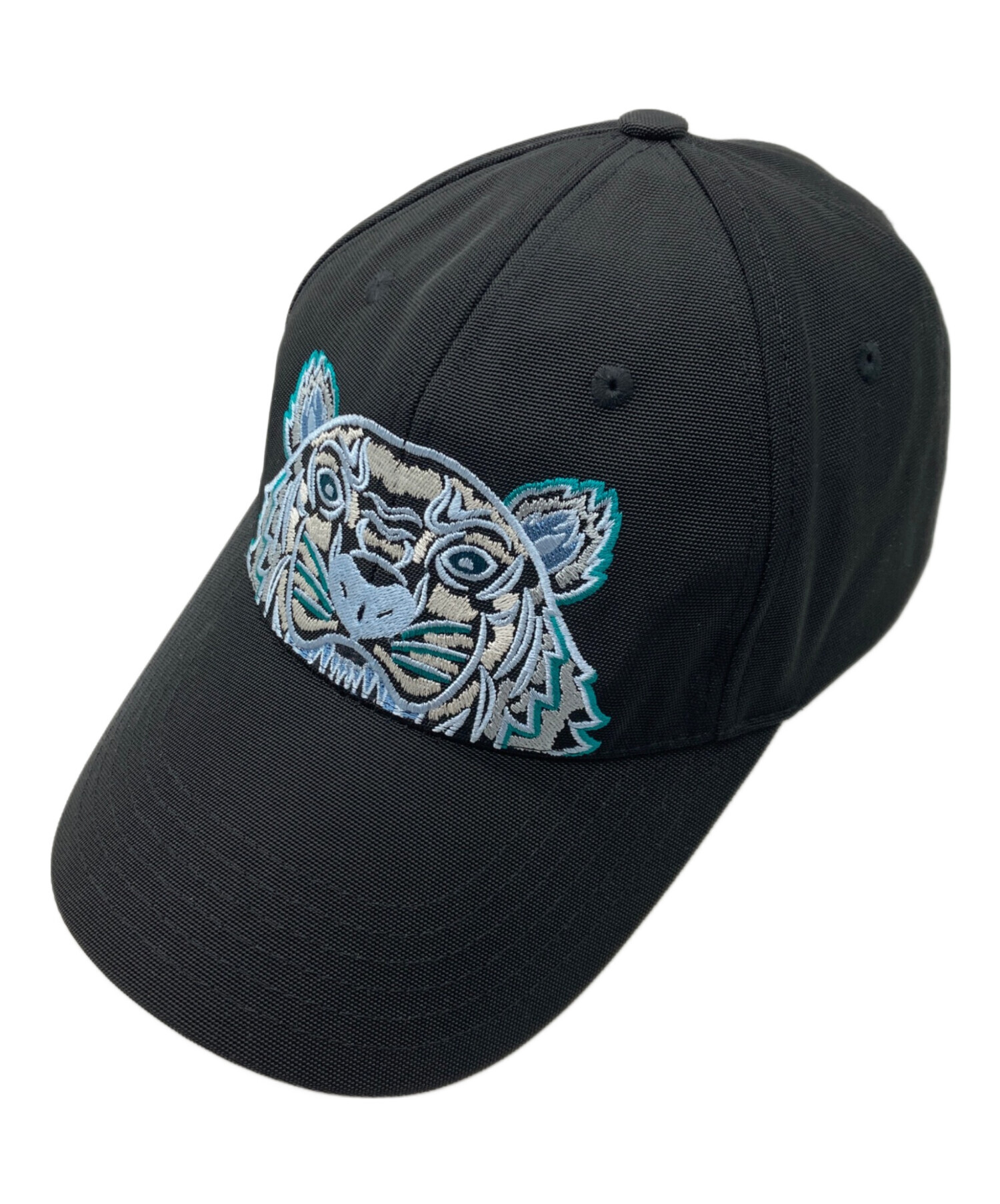 中古・古着通販】KENZO (ケンゾー) タイガー刺繍キャップ ブラック