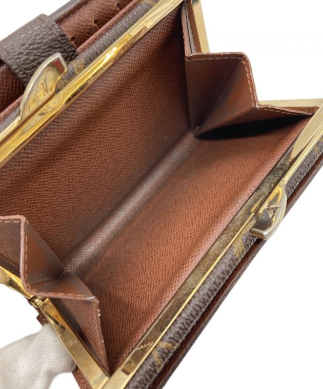 現物確認取り引き希望 正規品   ☆☆ルイ・ヴィトン がま口財布 中古・古着通販】LOUIS VUITTON (ルイ ヴィトン) がま口財布 ブラウン
