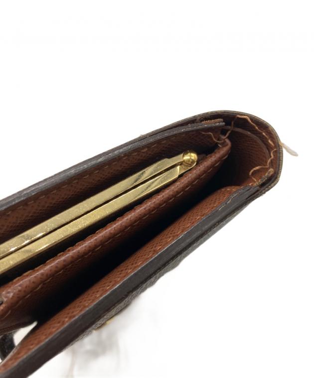 中古・古着通販】LOUIS VUITTON (ルイ ヴィトン) がま口財布 ブラウン