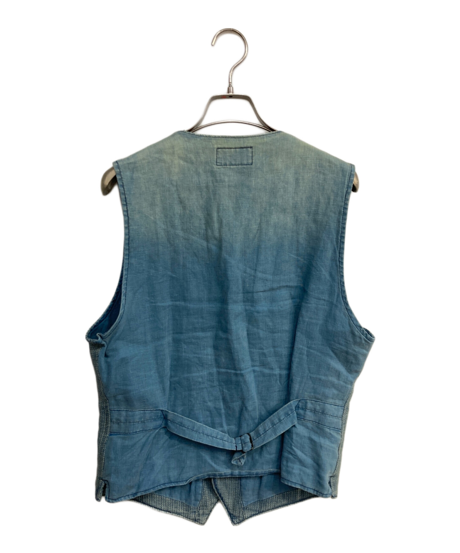 中古・古着通販】RRL (ダブルアールエル) Abrams Indigo Cotton Vest