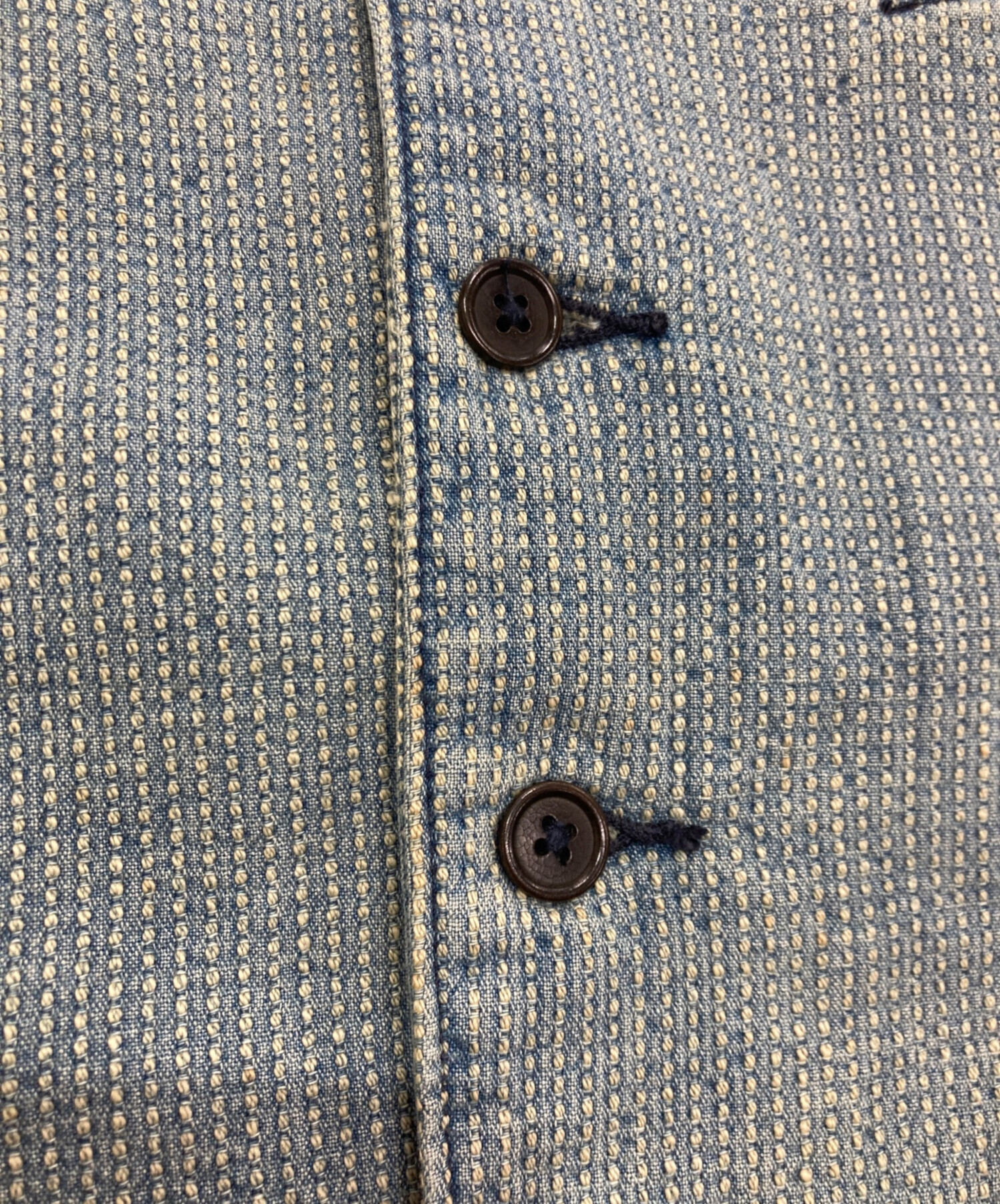中古・古着通販】RRL (ダブルアールエル) Abrams Indigo Cotton Vest
