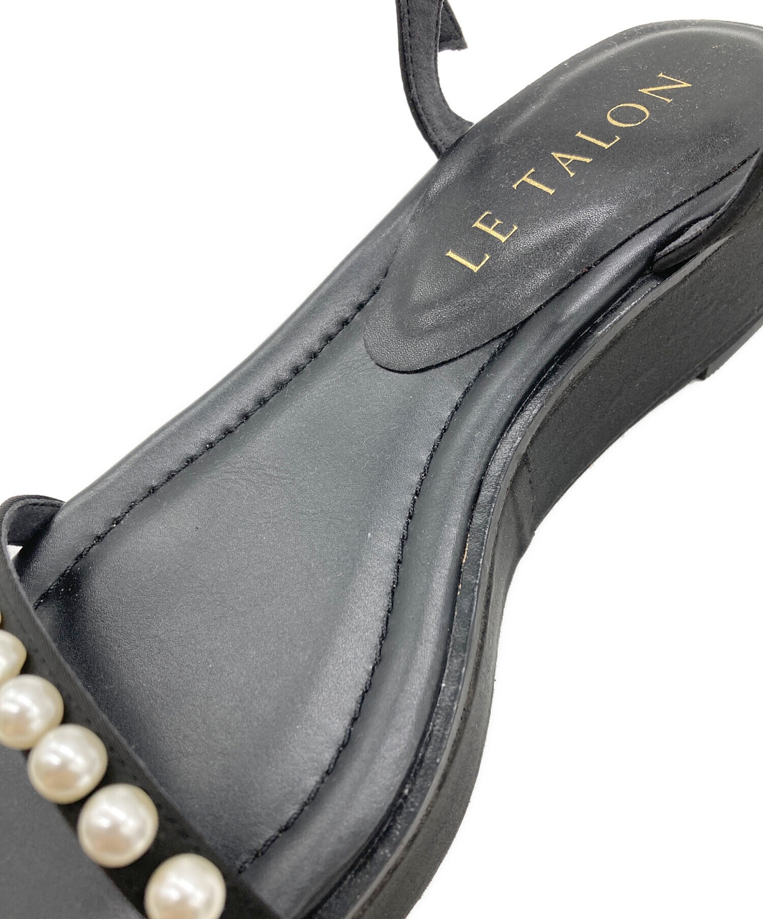 中古・古着通販】Le Talon (ル タロン) パールストラップサンダル