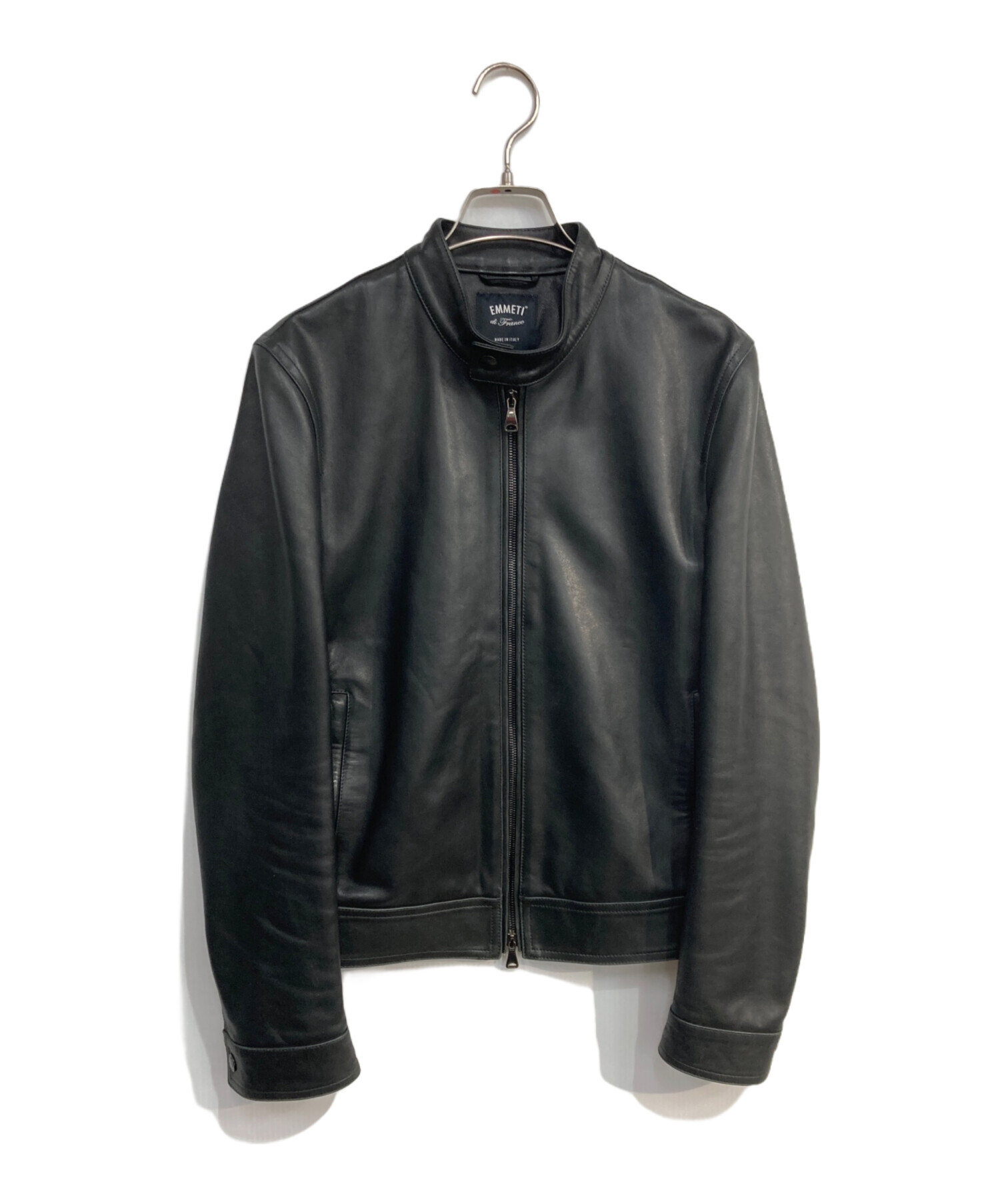 中古・古着通販】EMMETI (エンメティ) シングルライダースレザー