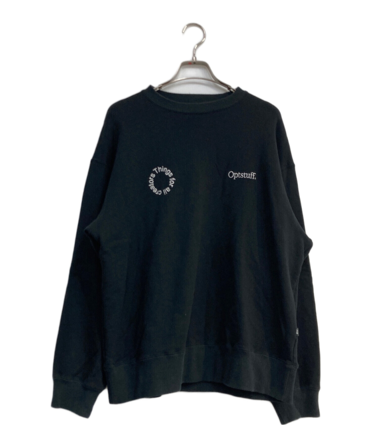 トップス OPTSTUFF CREWNECK SWEAT SHIRT 中古・古着通販】OPTSTUFF (オプトスタフ) CREWNECK SWEAT SHIRT