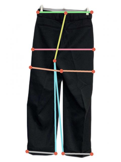 中古・古着通販】CAHLUMN (カウラム) Polyester 1 Tuck Slacks Pant