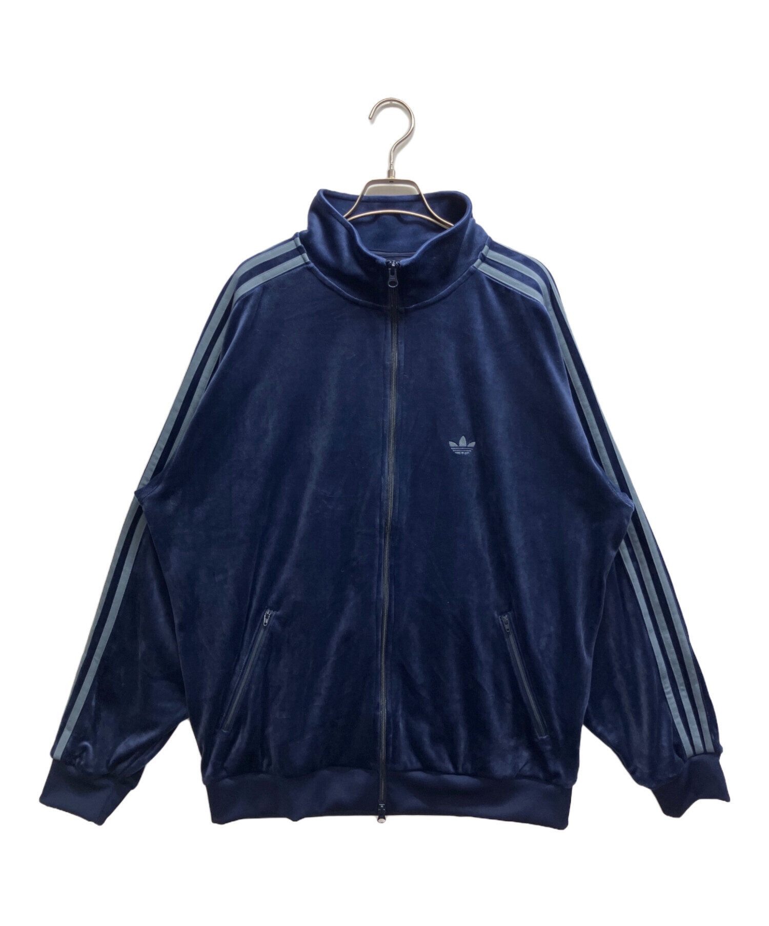  originals ベロア トラックジャケット ネイビー 中古・古着通販】adidas Originals (アディダスオリジナル) ベロア