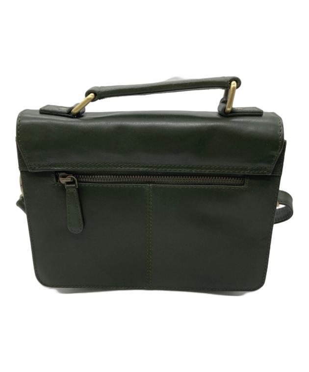 中古・古着通販】VALISE (バリス) ミニサッチェルバッグ カーキ