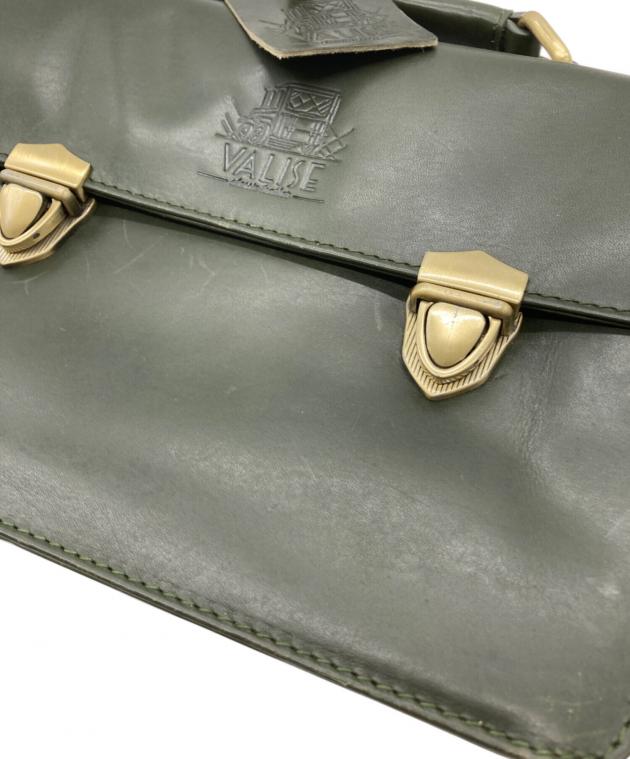 中古・古着通販】VALISE (バリス) ミニサッチェルバッグ カーキ