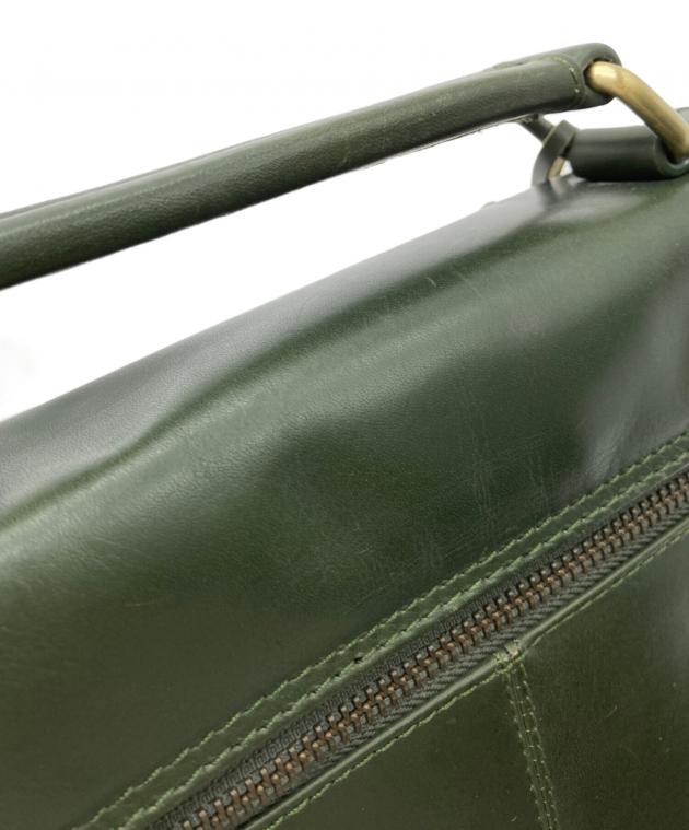 中古・古着通販】VALISE (バリス) ミニサッチェルバッグ カーキ