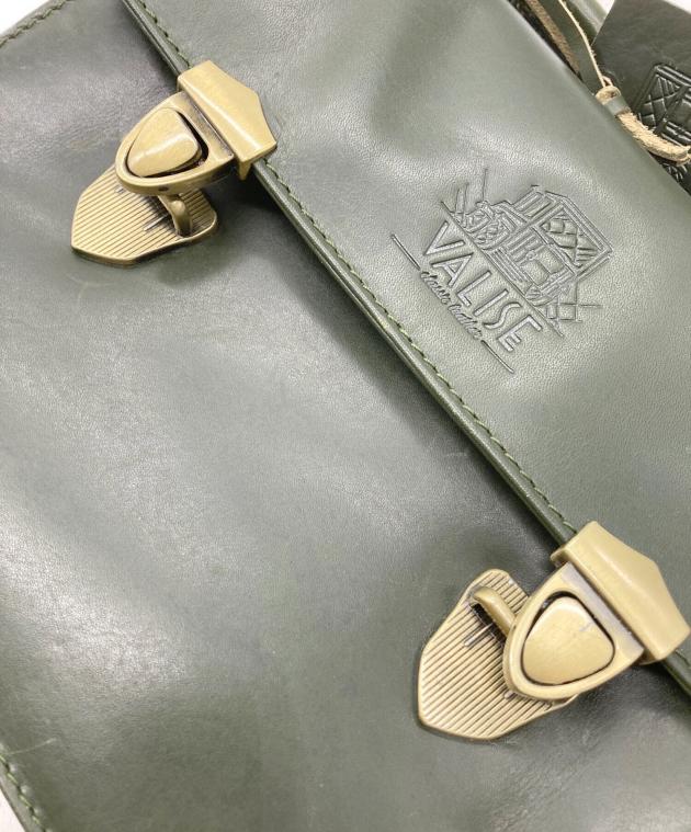 中古・古着通販】VALISE (バリス) ミニサッチェルバッグ カーキ