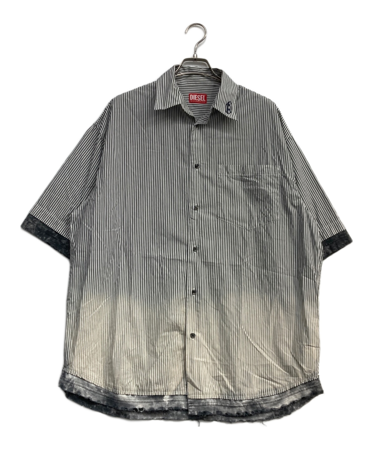 中古・古着通販】DIESEL (ディーゼル) S-TRAXストライプシャツ