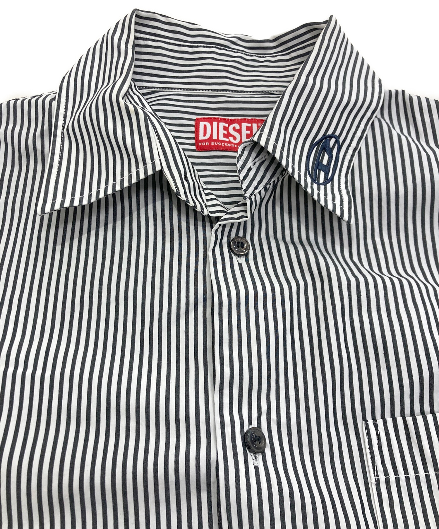中古・古着通販】DIESEL (ディーゼル) S-TRAXストライプシャツ