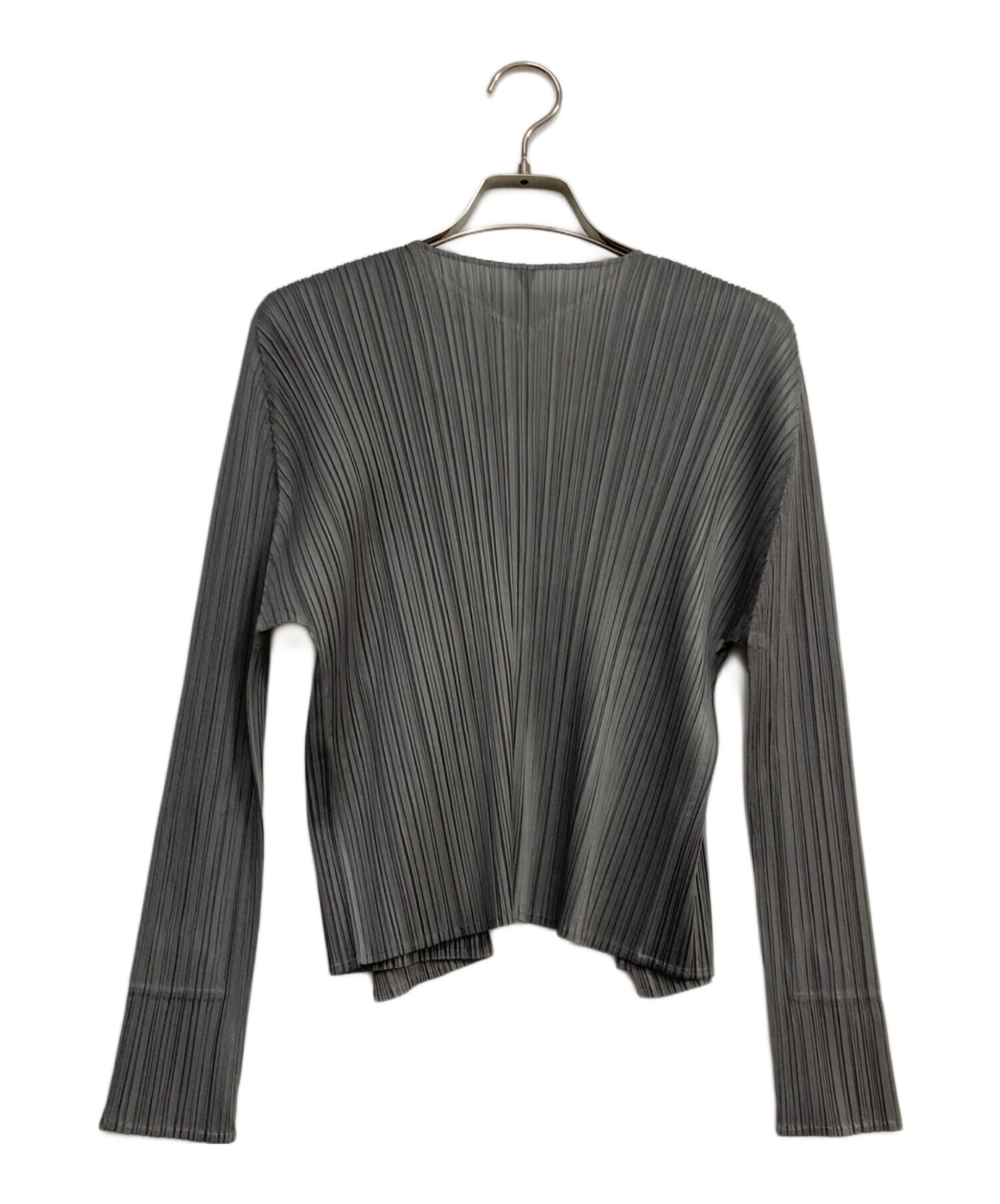 pleats pleaseチャコールグレー カーディガン プリーツプリーズ(PLEATS PLEASE)|カーディガン|【ハードオフ公式通販