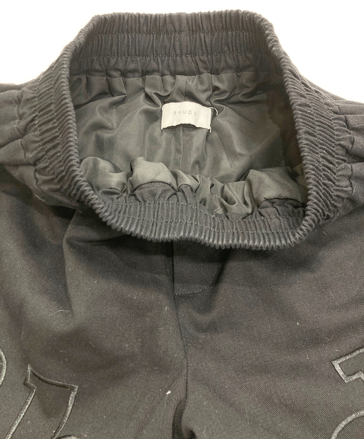 新品同様　タグ付　定価90200円　RHUDE ルード　WOOL パンツ 中古・古着通販】RHUDE (ルード) ハーフパンツ ブラック サイズ:M
