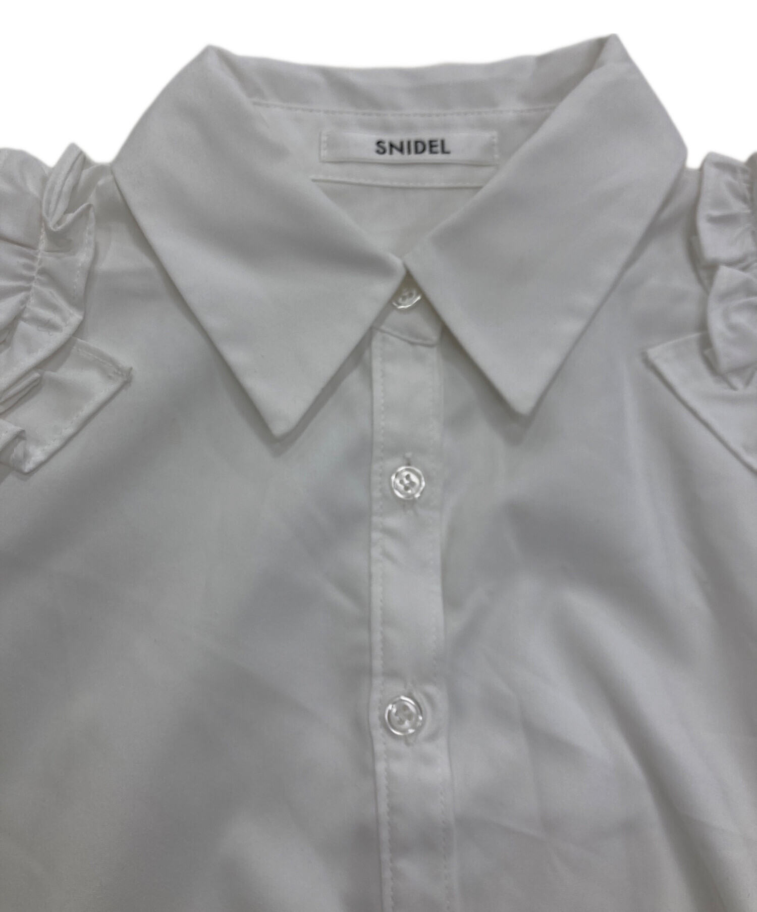 SNIDEL[スナイデル] Sustainaフリルボリュームシャツブラウス 【公式通販】