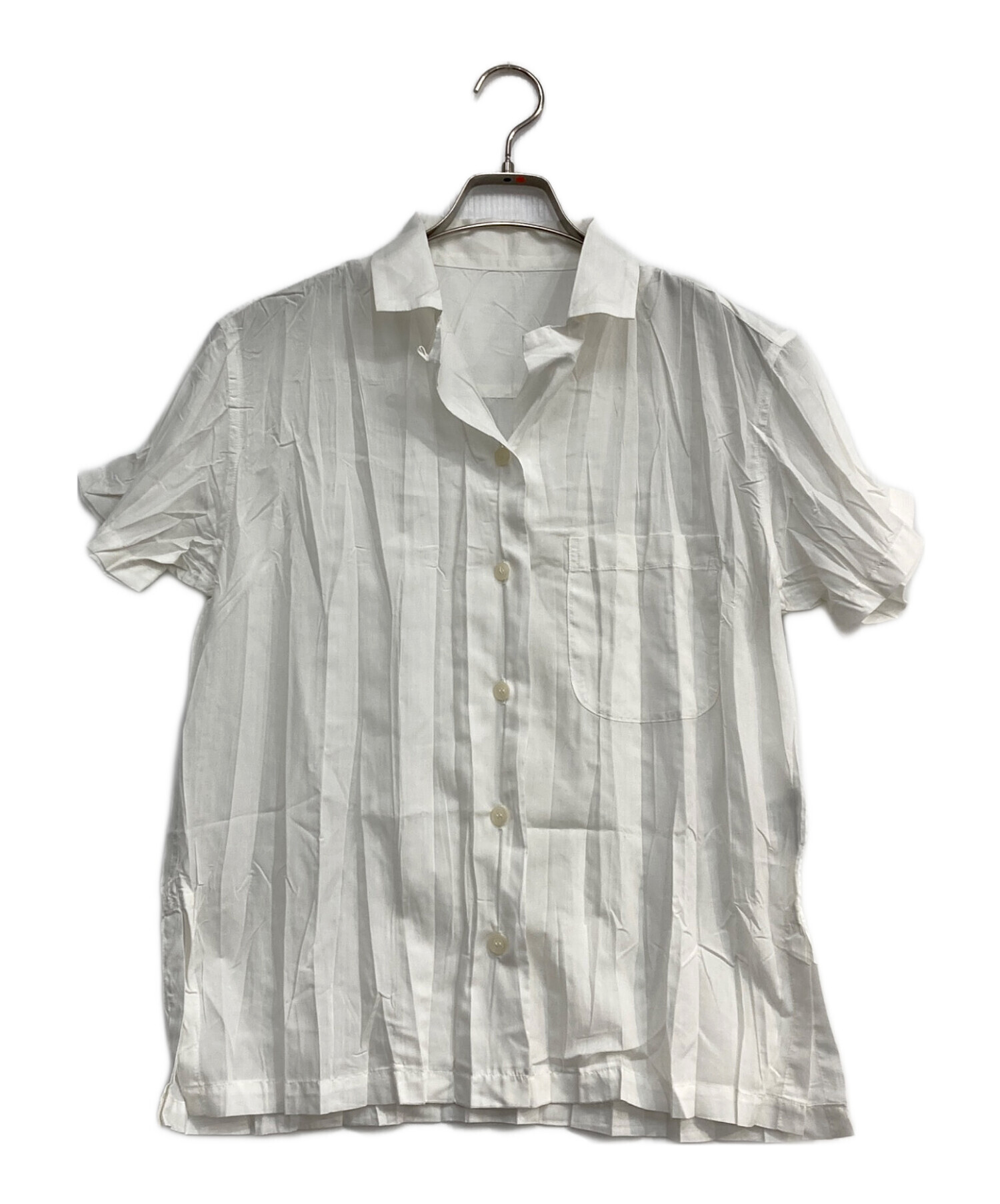 中古・古着通販】ISSEY MIYAKE (イッセイミヤケ) 半袖プリーツシャツ