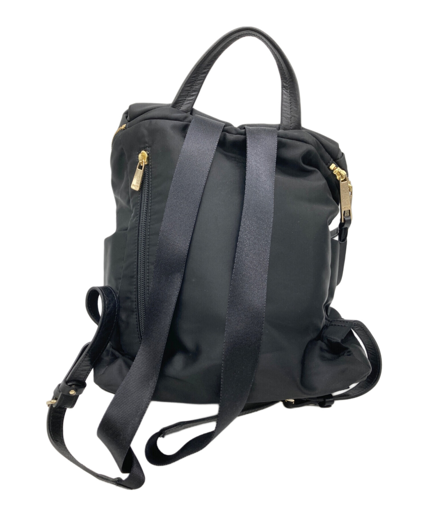未使用　ラシット　russet リュック　バッグパック　モノグラム 中古・古着通販】russet (ラシット) リュック ブラック｜ブランド