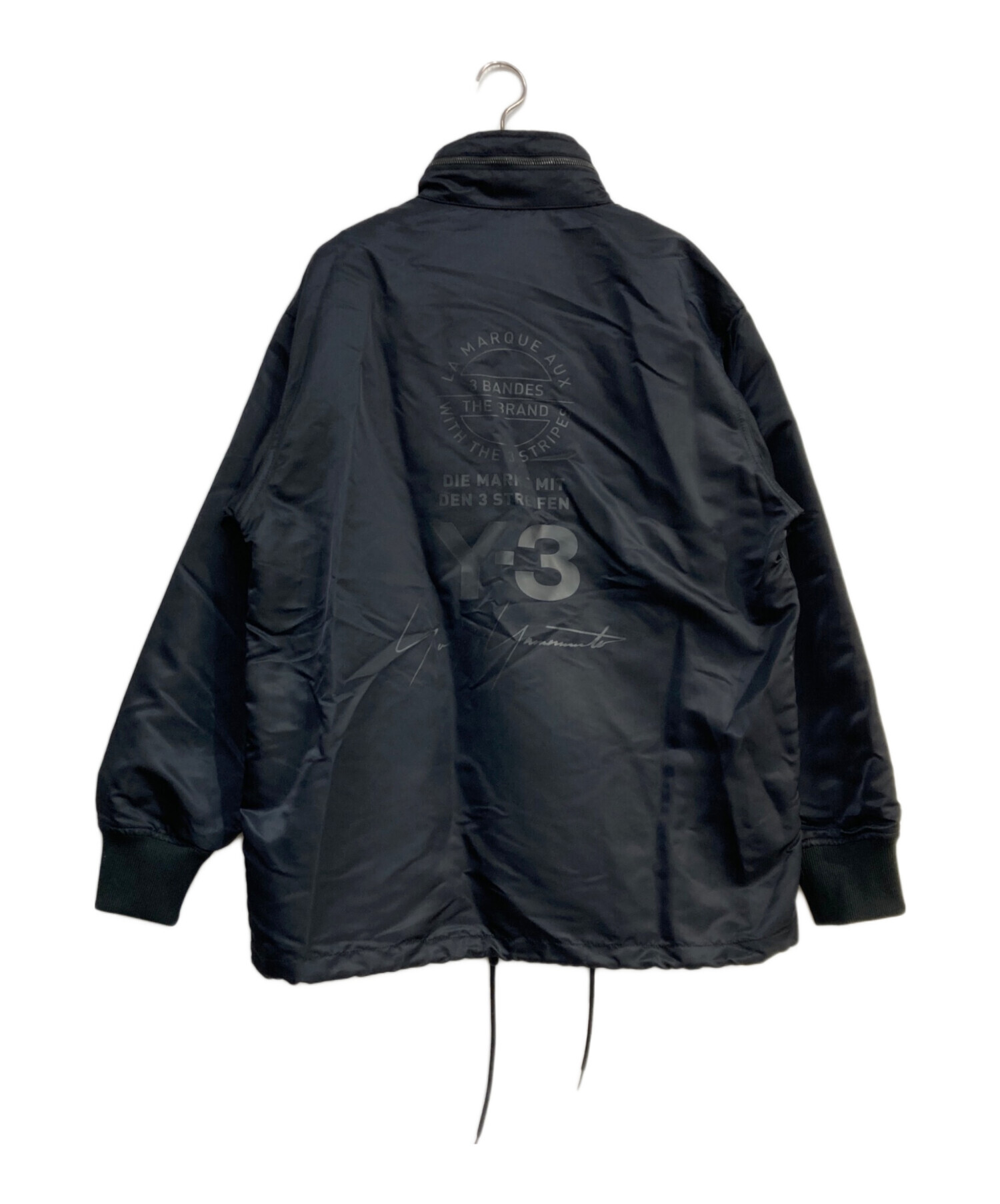 adidas × Y-3 ヨウジヤマモト ジャケット ブラック シアー 中古・古着通販】Y-3 (ワイスリー) adidas (アディダス) YOHJI