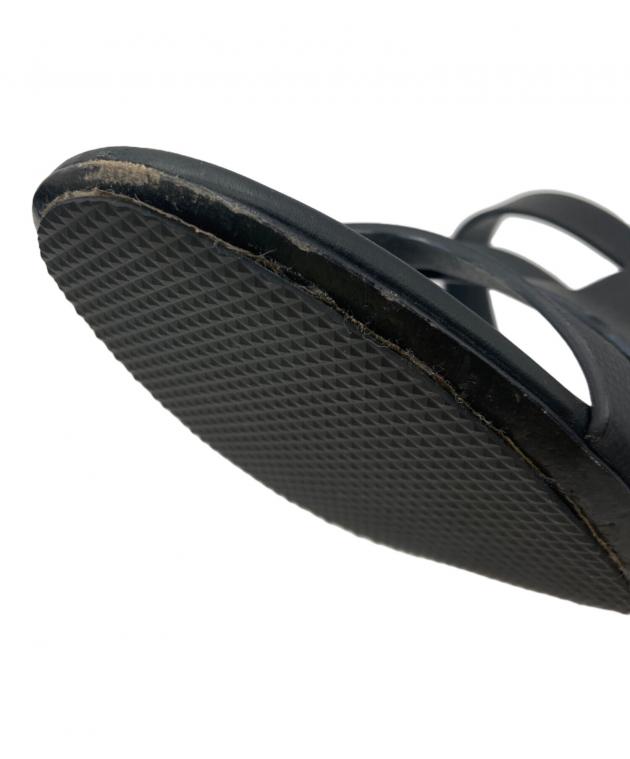 中古・古着通販】HERMES (エルメス) Amica sandal ブラック サイズ:37