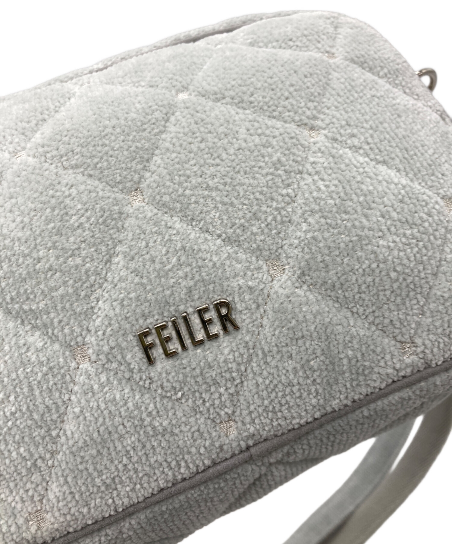 中古・古着通販】FEILER (フェイラー) ショルダーバッグ グレー 