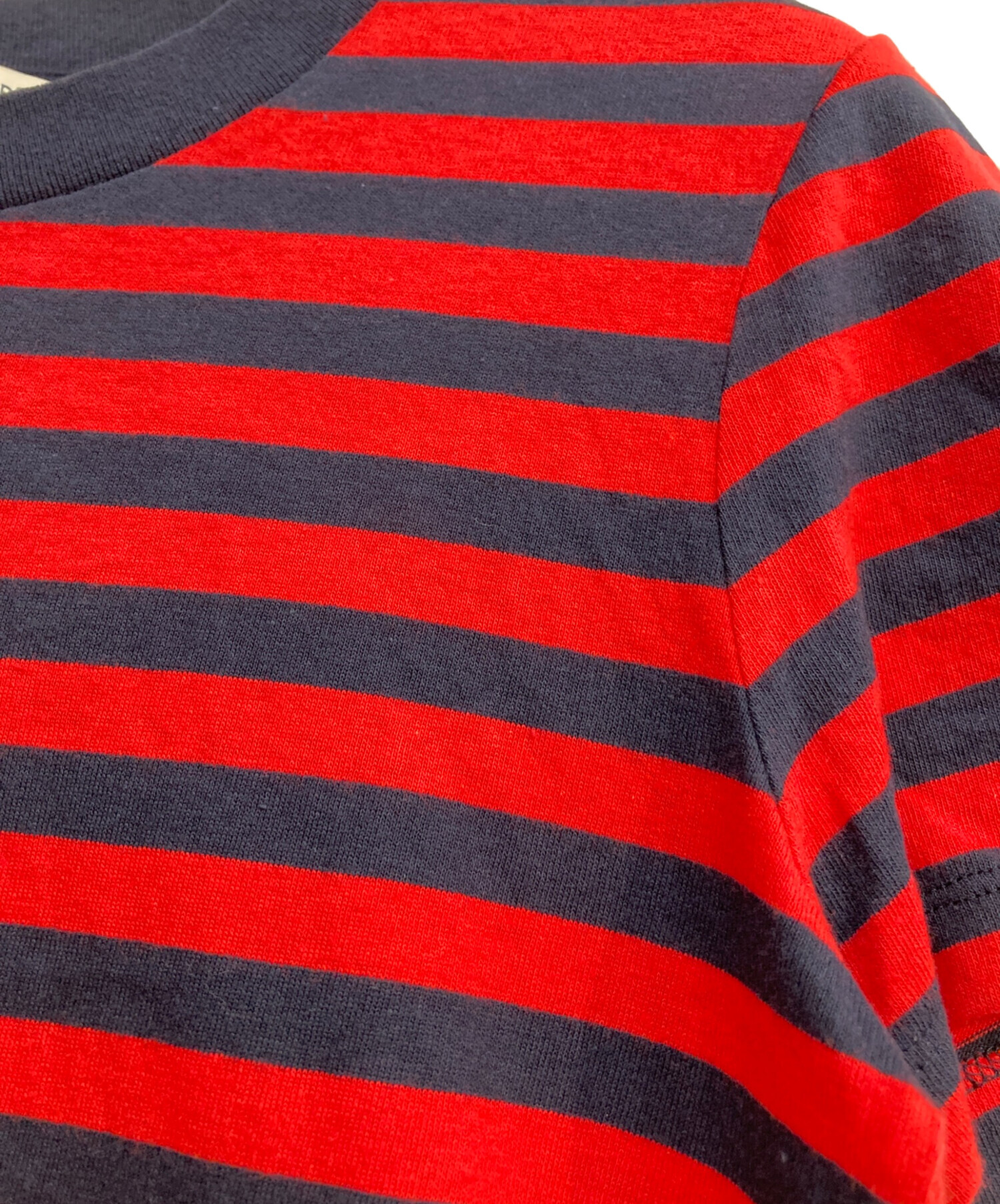 中古・古着通販】MONCLER (モンクレール) GIROCOLLO ボーダーTシャツ 