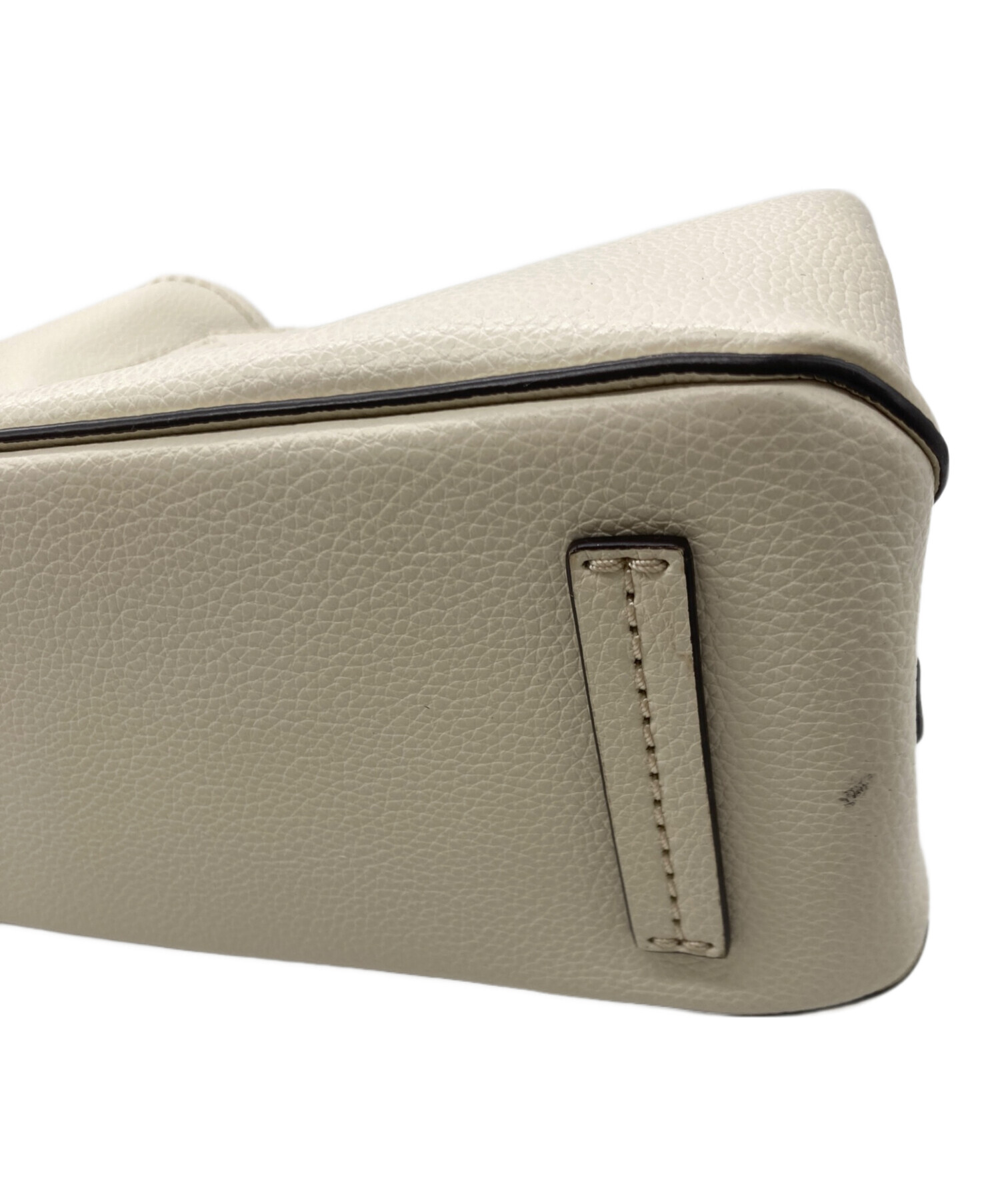 参考にお買い物♪ 美品 MARC JACOBS 2way バッグ ベージュ レザー シボ 