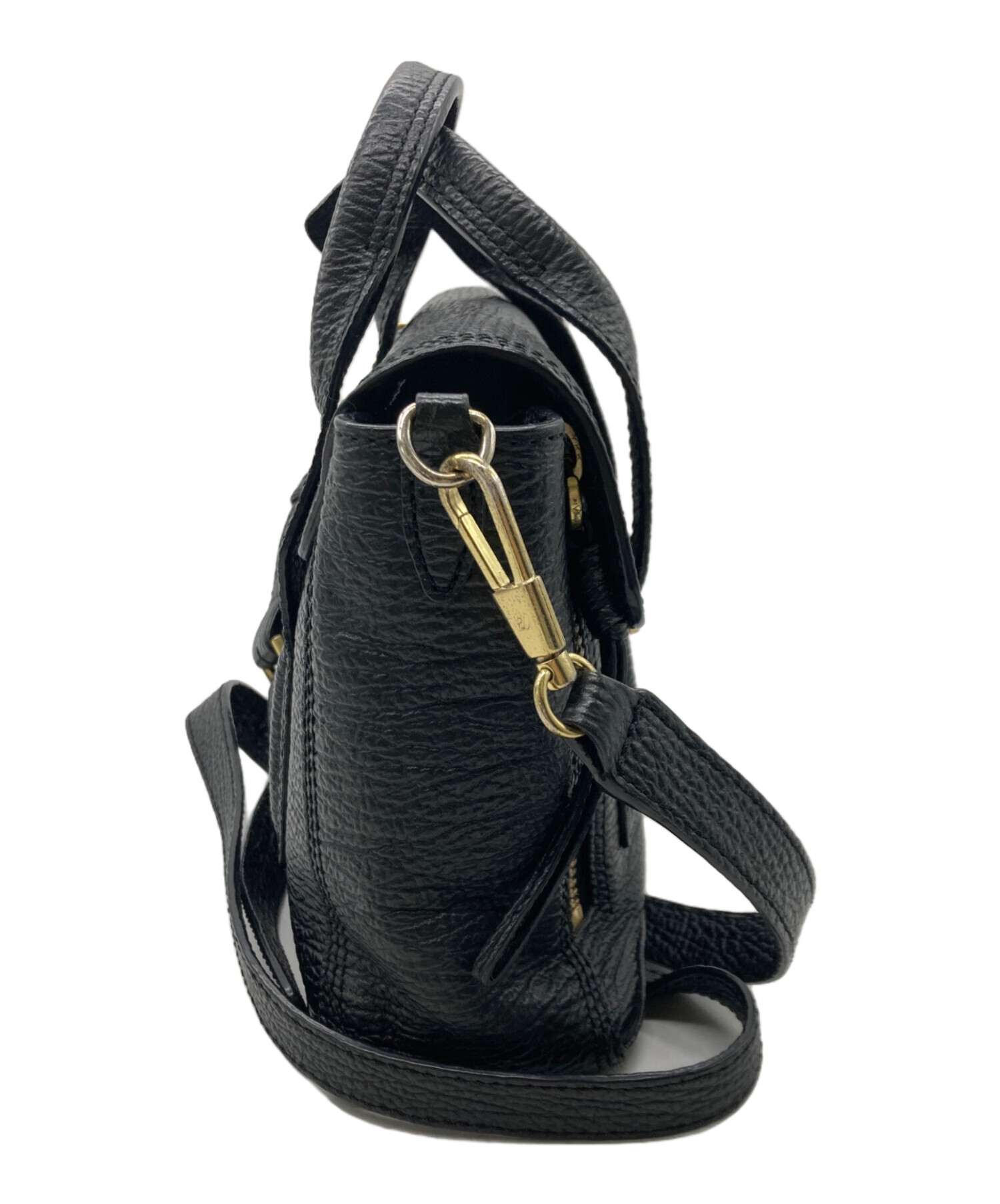 【美品】  3.1 Phillip Lim / スリーワンフィリップリム | PASHLI MINI SATCHEL パシュリ ミニ サッチェル 2Way レザー ハンド ショルダーバッグ | ネイビー | レディース 3.1 Phillip Lim（スリーワンフィリップリム）の「[3.1 フィリップ