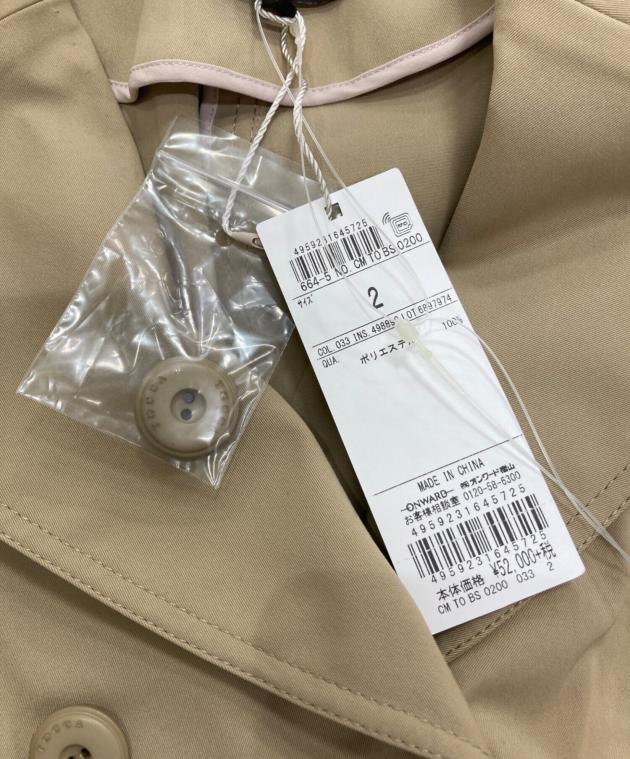 中古・古着通販】TOCCA (トッカ) トレンチコート ベージュ サイズ:2 未