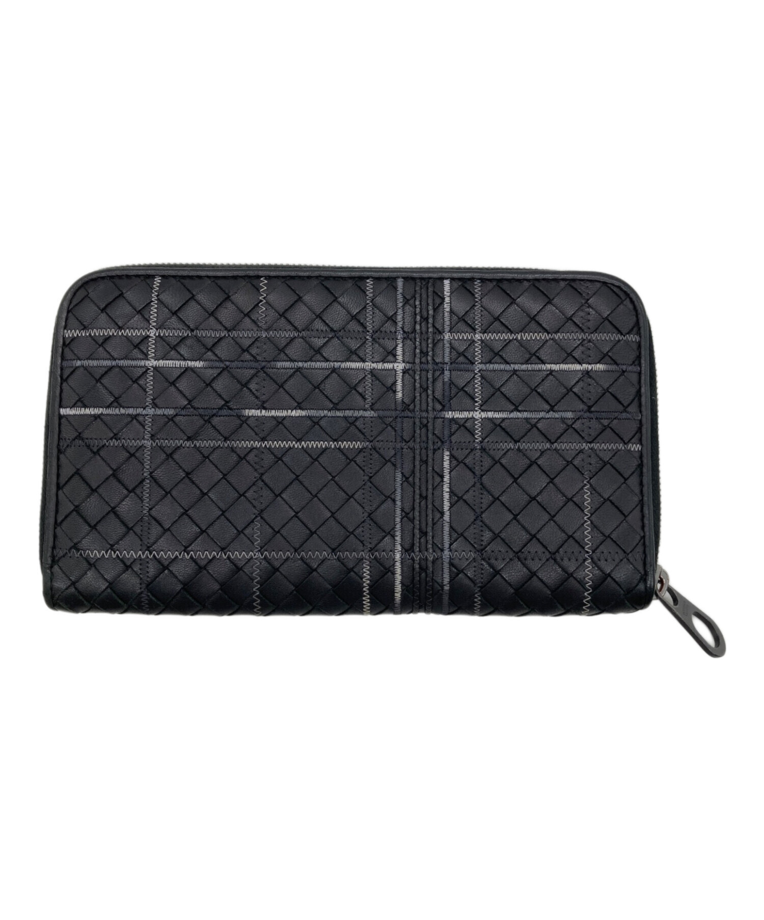 BOTTEGA VENETA ボッテガベネタ 財布・ケース - 黒 【古着】【中古】 中古・古着通販】BOTTEGA VENETA (ボッテガベネタ) イントレチャート