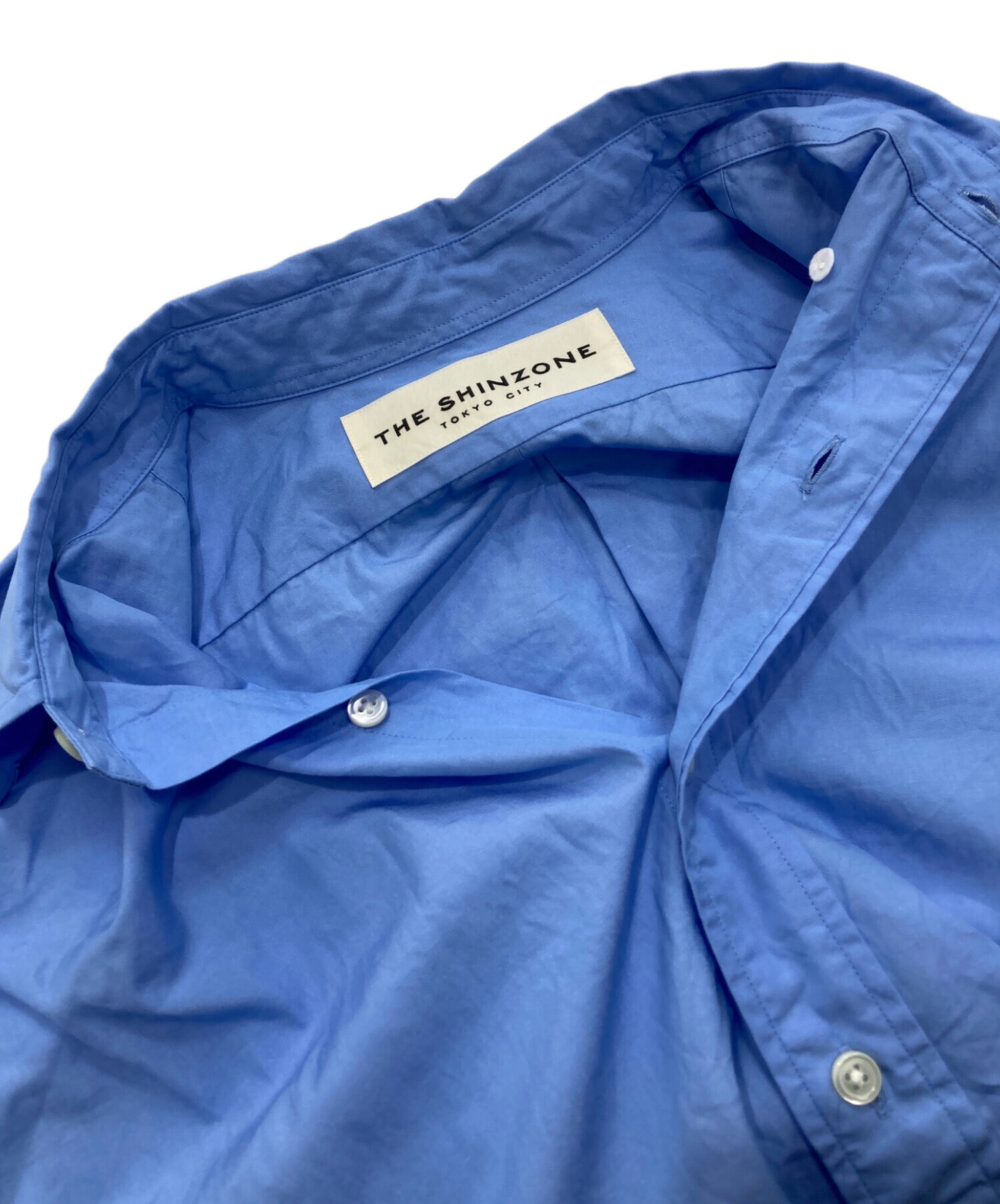 中古・古着通販】THE SHINZONE (ザ シンゾーン) DADDY SHIRT ブルー