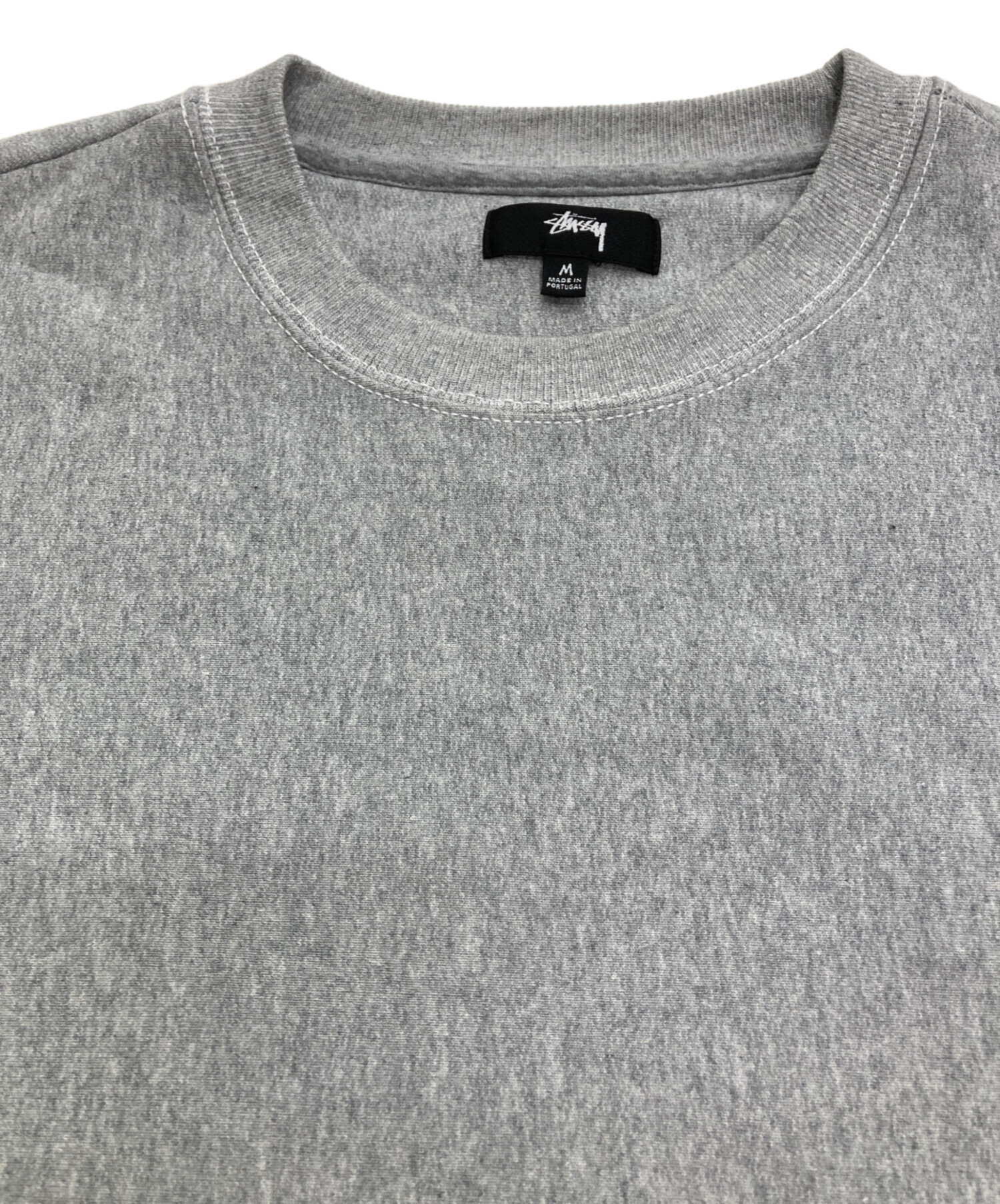 中古・古着通販】stussy (ステューシー) Contrast Stitch Label crew
