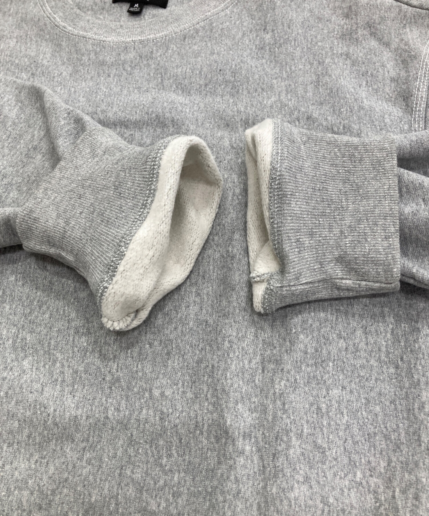 中古・古着通販】stussy (ステューシー) Contrast Stitch Label crew