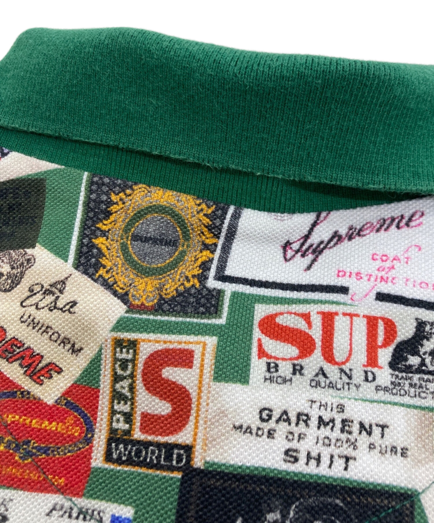 中古・古着通販】Supreme (シュプリーム) Labels Polo グリーン サイズ