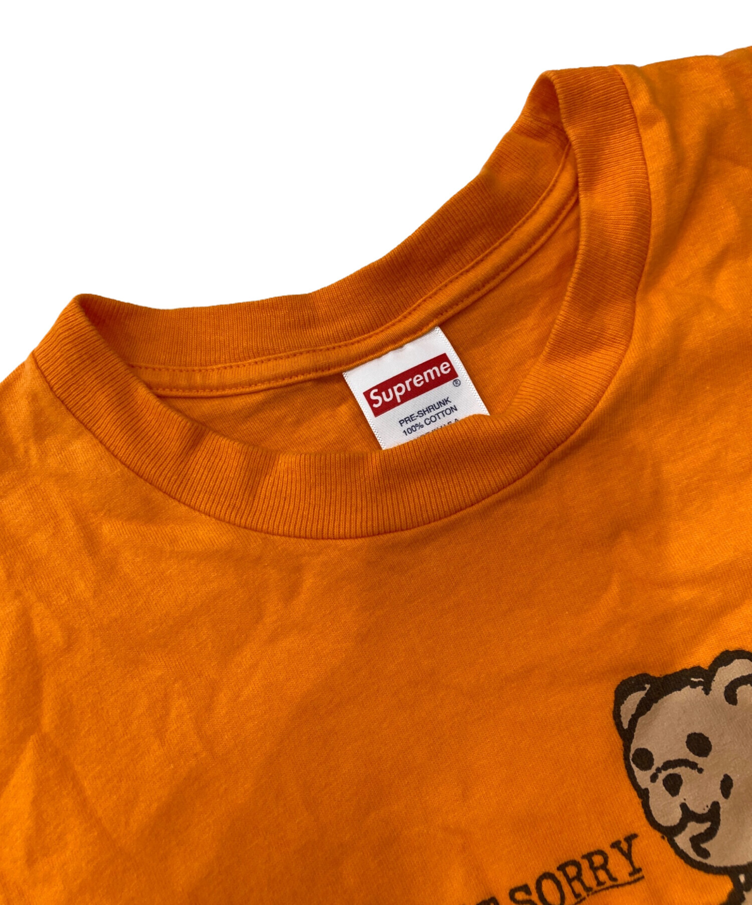 中古・古着通販】Supreme (シュプリーム) Not Sorry Tee オレンジ