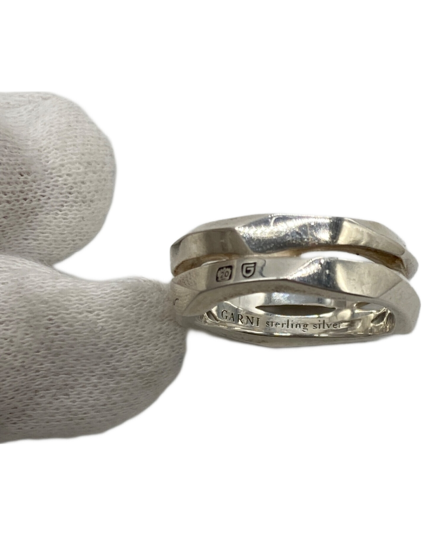 中古・古着通販】GARNI (ガルニ) Crockery Double Ring シルバー