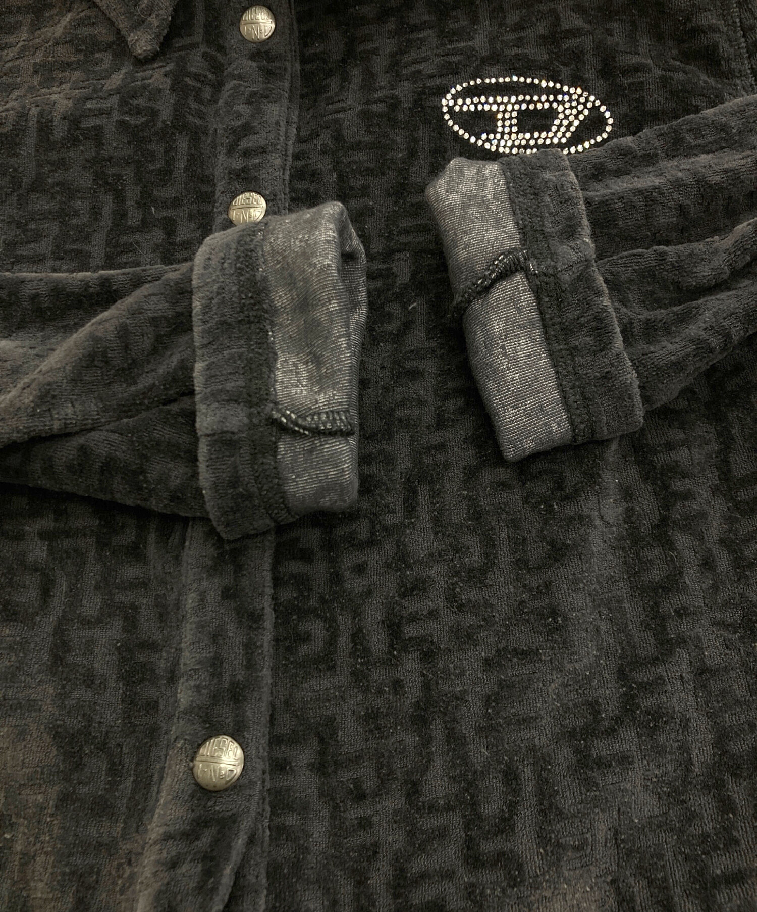 中古・古着通販】DIESEL (ディーゼル) モノグラム ジャガード Dロゴ 