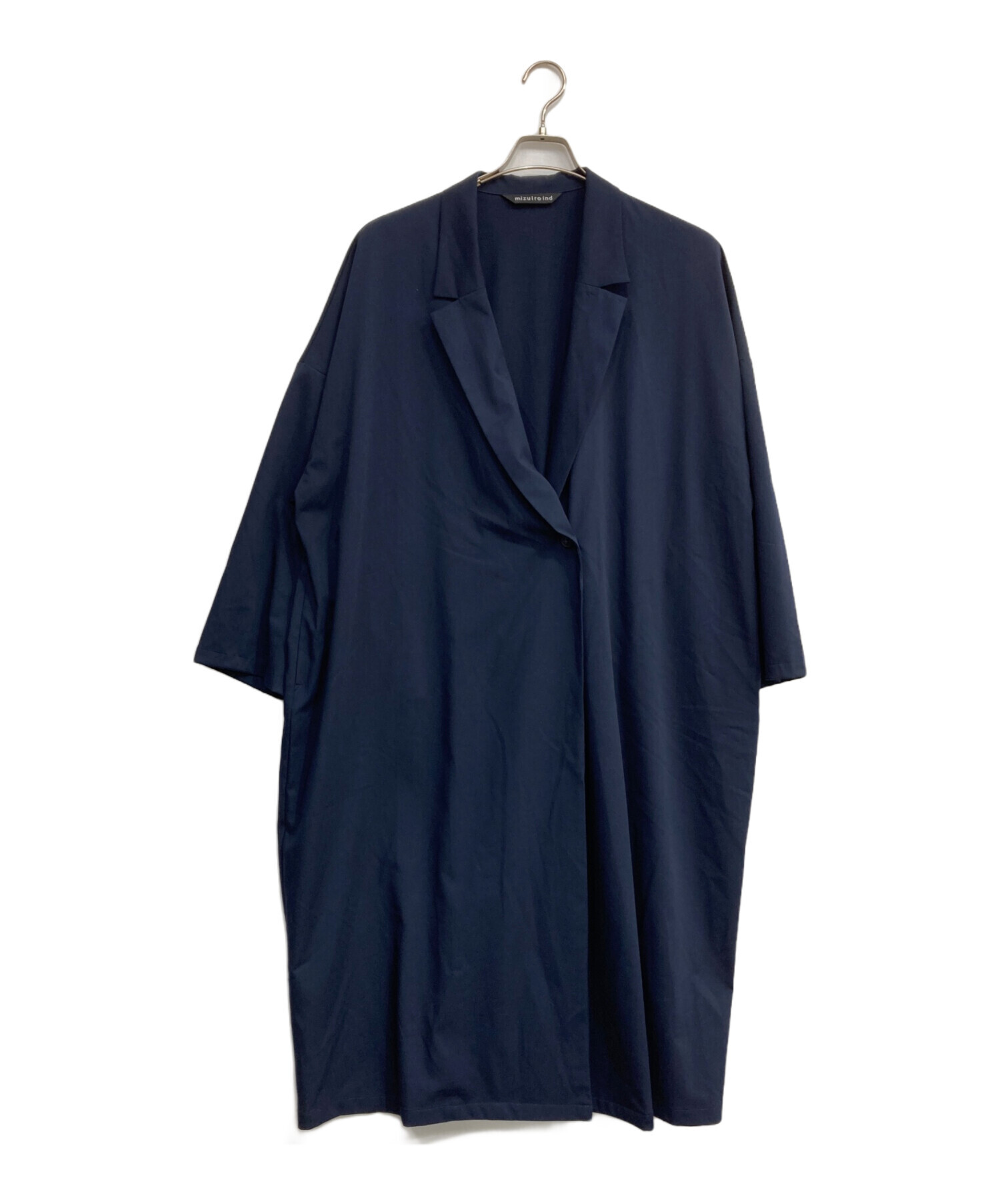 mizuiro ind ダークブルー ロングコート 中古・古着通販】mizuiro-ind
