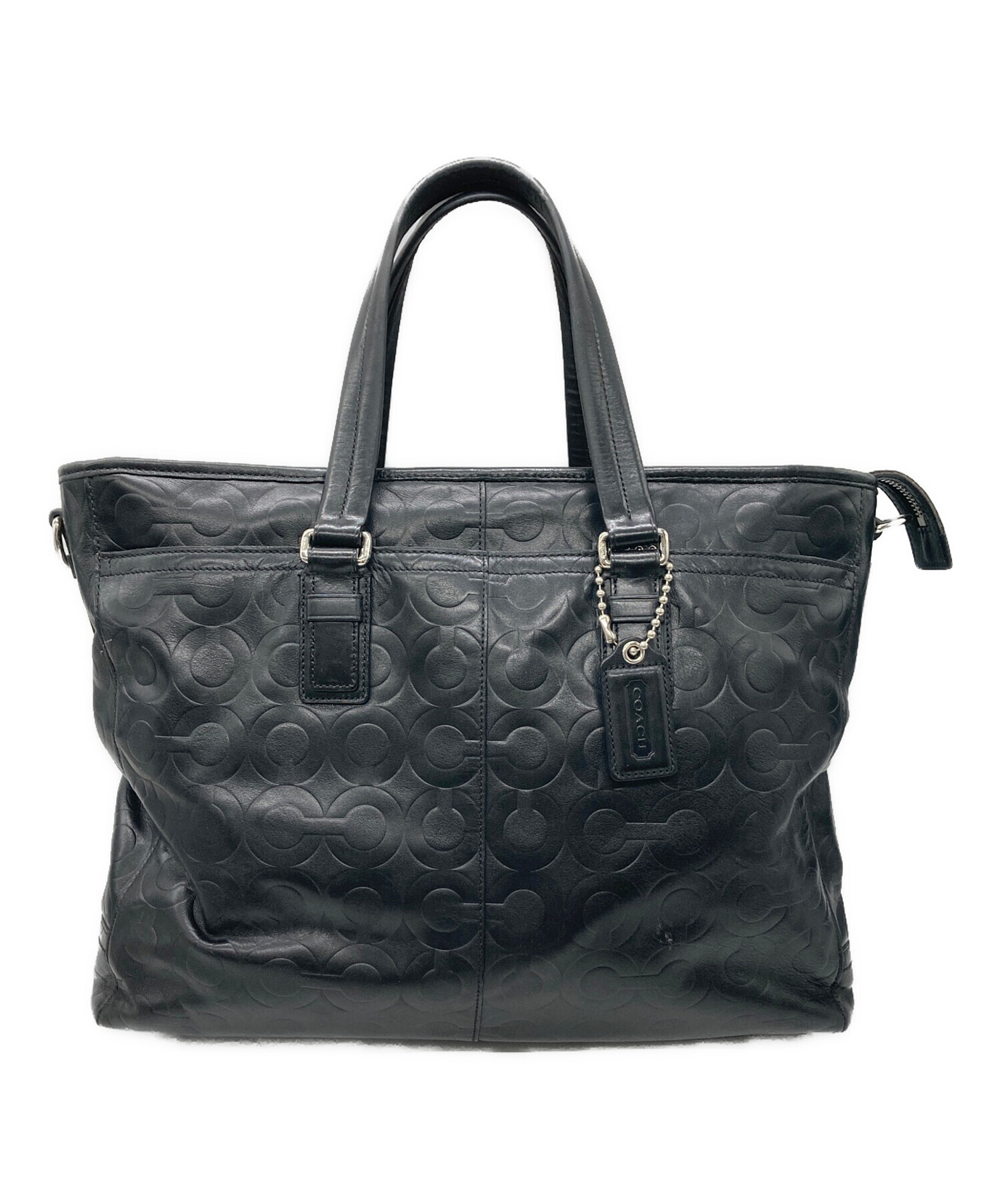 中古・古着通販】COACH (コーチ) Op Art Leather Business Tote