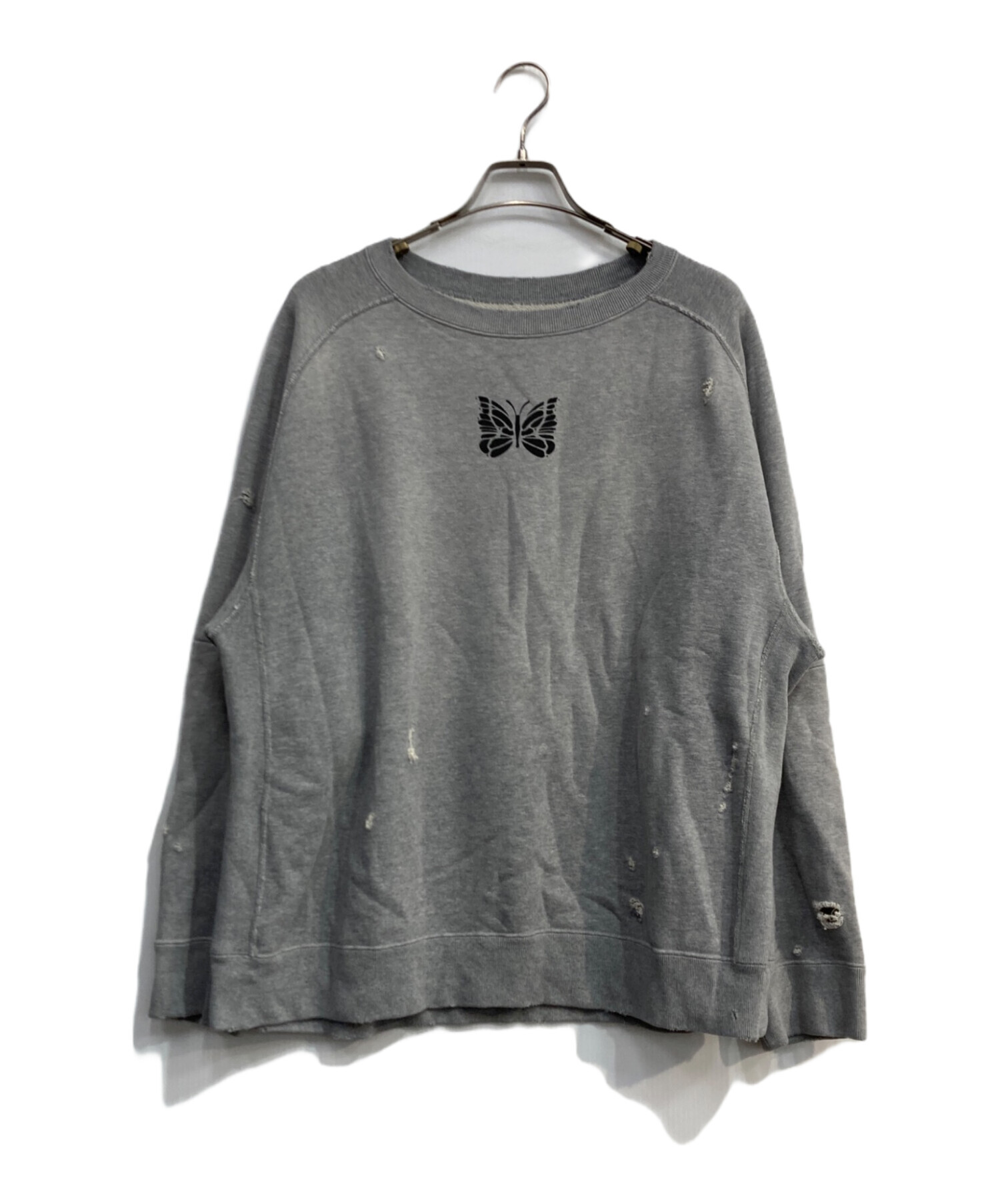 中古・古着通販】Needles (ニードルズ) DECONSTRUCTED SWEATSHIRT