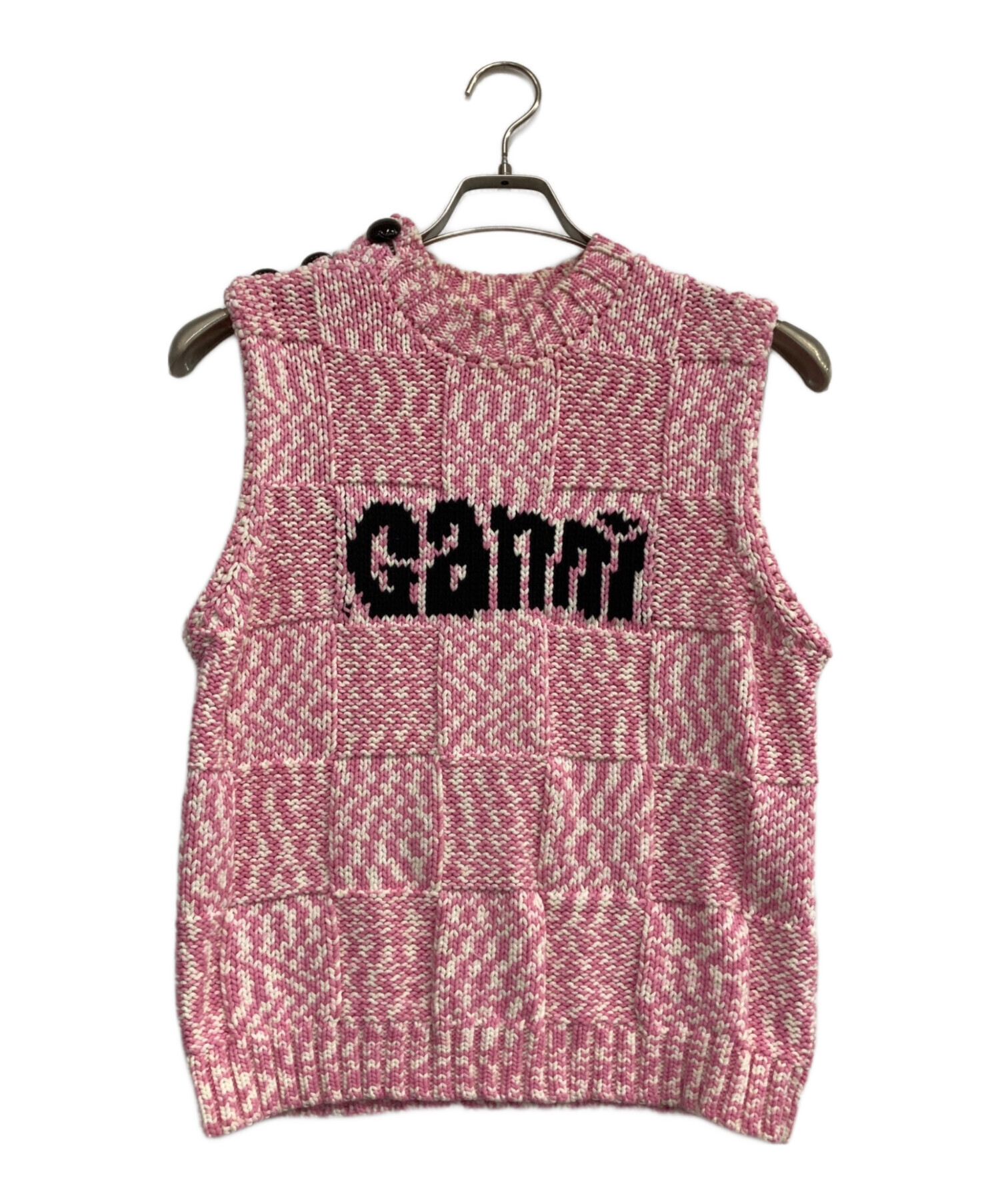 中古・古着通販】Ganni (ガニー) Vest 'Moonlight Mauve' ピンク