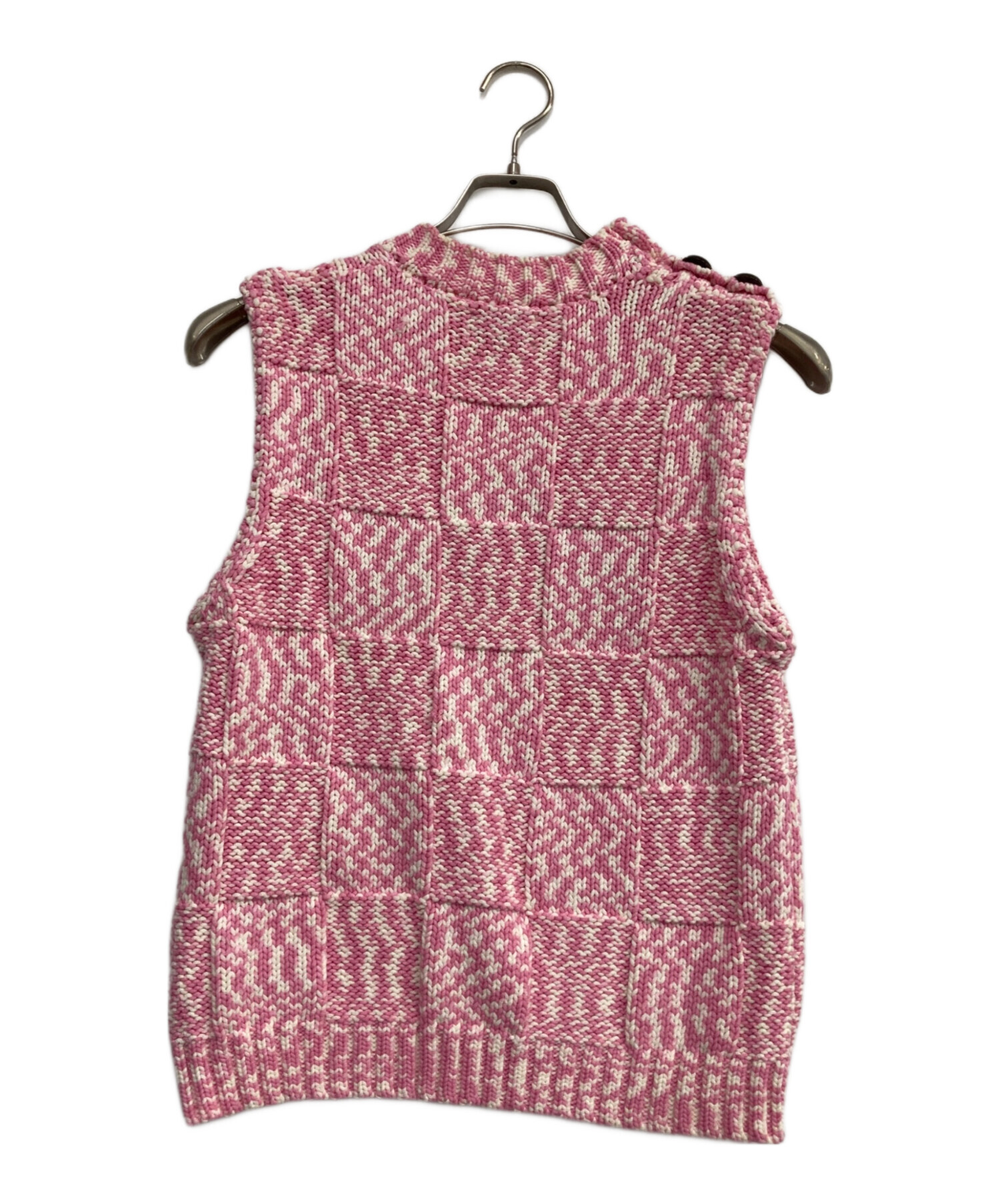 Ganni ガニー ベスト M 赤 【古着】【中古】【送料無料】 中古・古着通販】Ganni (ガニー) Vest 'Moonlight Mauve' ピンク