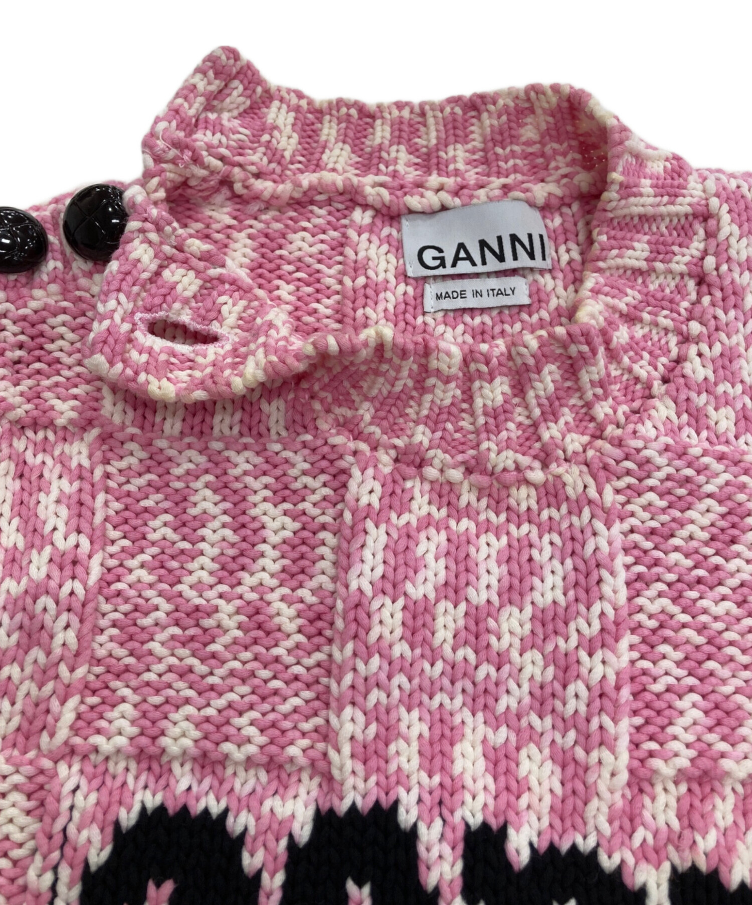 中古・古着通販】Ganni (ガニー) Vest 'Moonlight Mauve' ピンク