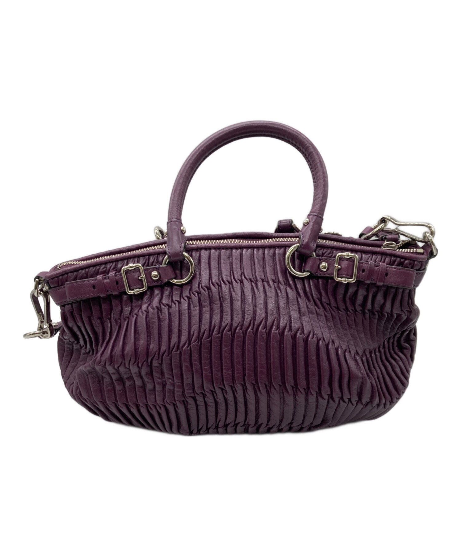 中古・古着通販】COACH (コーチ) マディソンギャザード2WAYバッグ
