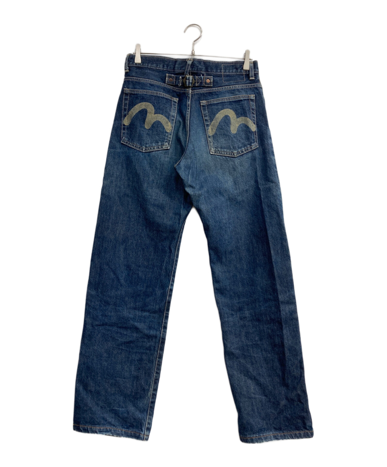 【ビクンビクン】EVISU エヴィス　フレアデニムパンツswag 中古・古着通販】EVISU (エヴィス) シンチバックストレートデニム