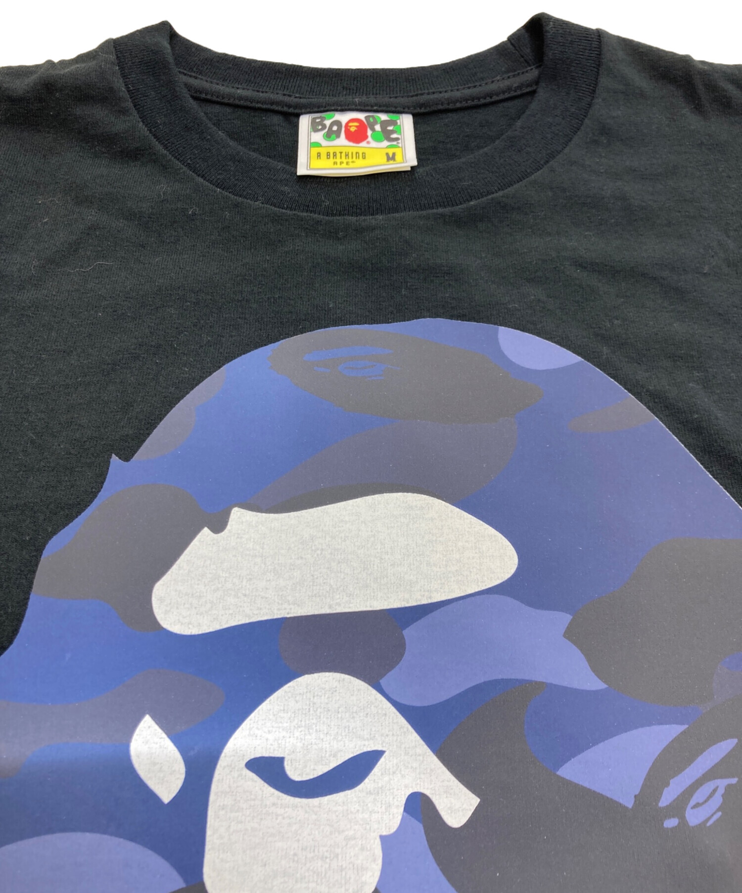 中古・古着通販】A BATHING APE (アベイシングエイプ) プリントTシャツ 