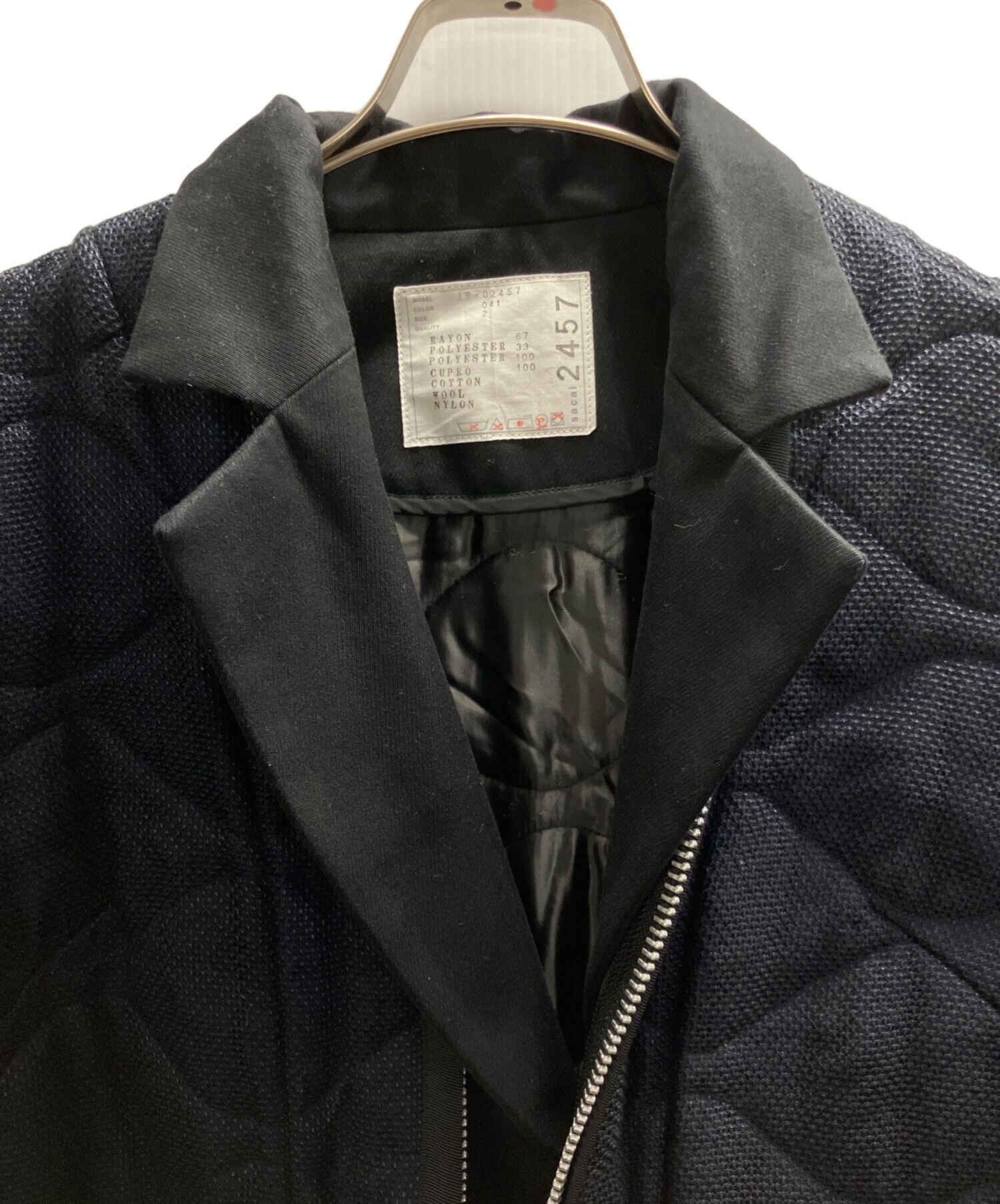 中古・古着通販】sacai (サカイ) ハイブリッドキルティングコート