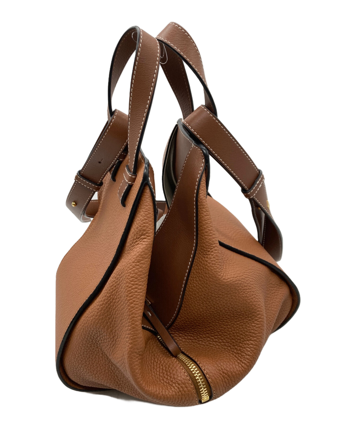 中古・古着通販】LOEWE (ロエベ) ハンモックバッグ スモール ブラウン 