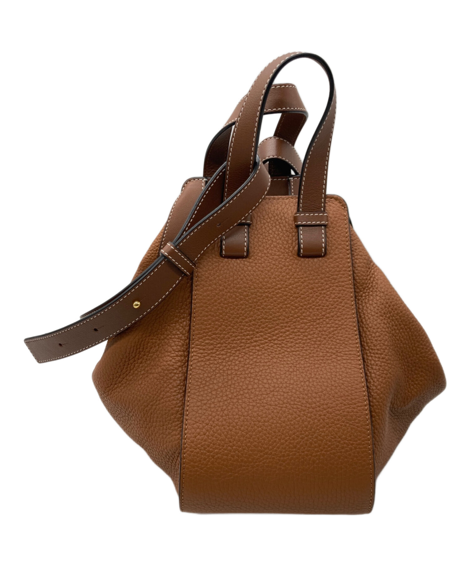 中古・古着通販】LOEWE (ロエベ) ハンモックバッグ スモール ブラウン 