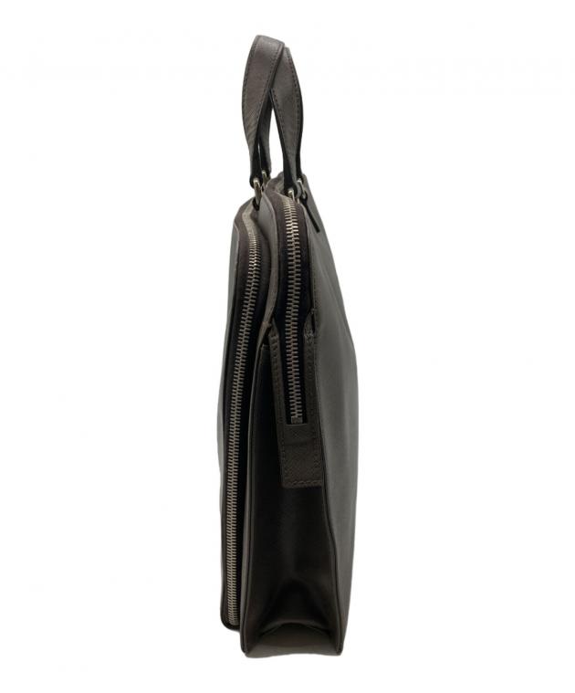 中古・古着通販】PRADA (プラダ) サフィアーノレザーブリーフケース