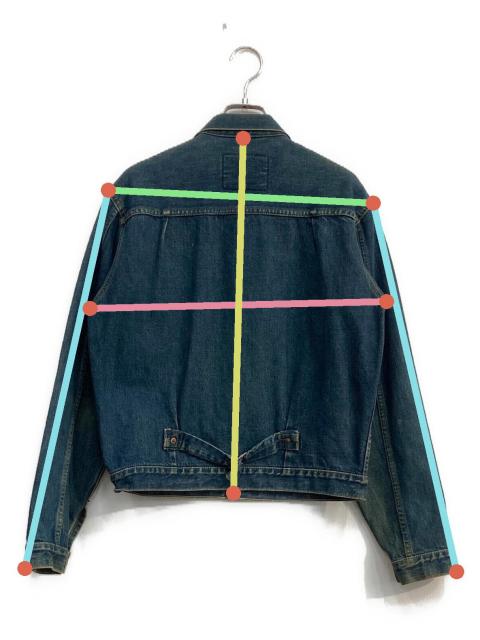 中古・古着通販】LEVI'S (リーバイス) 1STデニムジャケット インディゴ